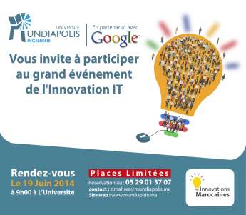 Google partenaire de l'Université Mundiapolis