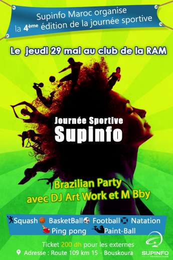 SUPINFO Maroc: Journée Sportive 2014