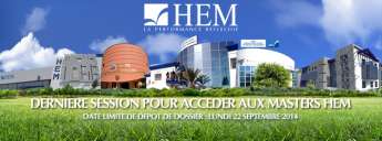 HEM - INSCRIPTIONS AU CONCOURS D' ACCÈS AU MASTER I - Session de Septembre