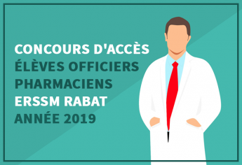 Concours d'accès au cycle Élèves Officiers Pharmaciens de l'ERSSM 2019