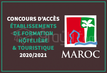 Concours d'accès aux Établissements de Formation Hôtelière et Touristique 2020/2021
