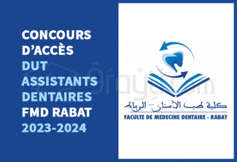 Concours DUT des Assistants Dentaires de FMD Rabat 2023-2024