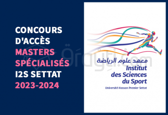Concours Masters Spécialisés de l'I2S Settat 2023-2024