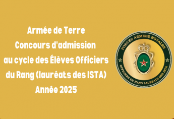 Concours des Élèves Officiers du Rang de l’Armée de Terre (lauréats des ISTA) 2025