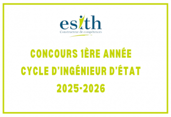 Concours 1ère année cycle Ingénieur d'Etat ESITH Casablanca 2025