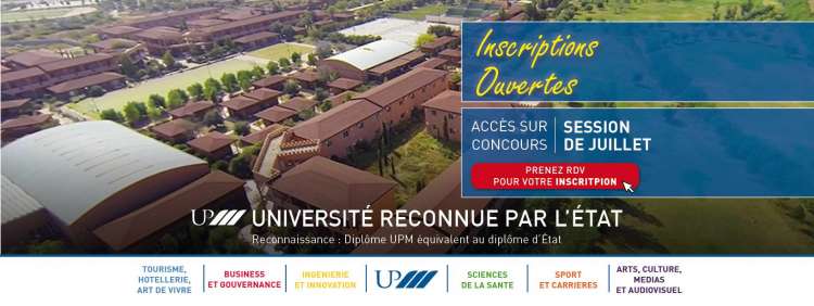 Inscriptions ouvertes - Université Privée de Marrakech, reconnue par l'état-session de Juillet 2017