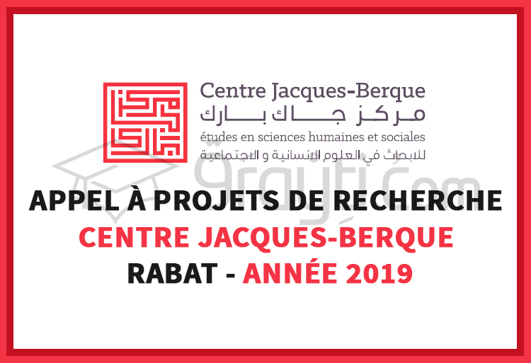 Appel à projets de recherche par le Centre Jacques-Berque pour les Etudes en Sciences Humaines et Sociales 2019
