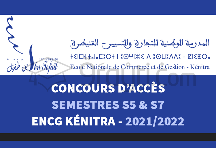 Concours Daccès En 3ème Année S5 Et 4ème Année S7 De Lencg