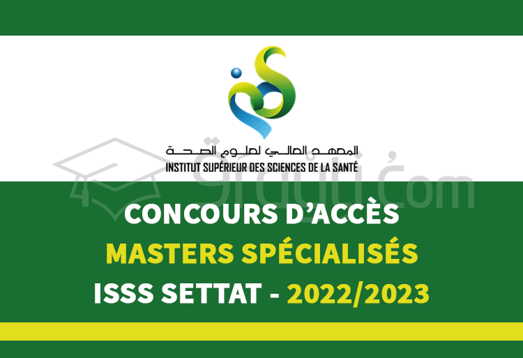 Concours D Accès Aux Masters Spécialisés De L Isss Settat 2022 2023 9rayti