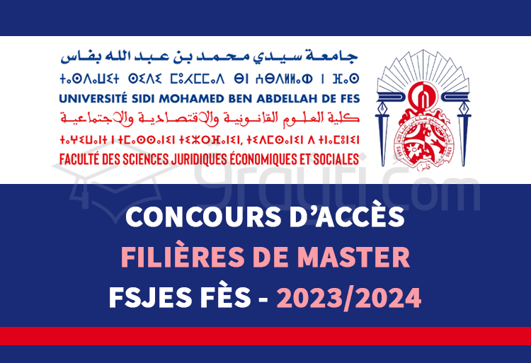 Concours Masters de FSJES Fès 20232024